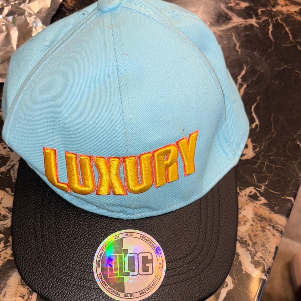 Luxury Blue and Black Cap